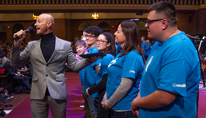 "Birthed by the Word!" Dr. Mark Jobe introduces new believers.